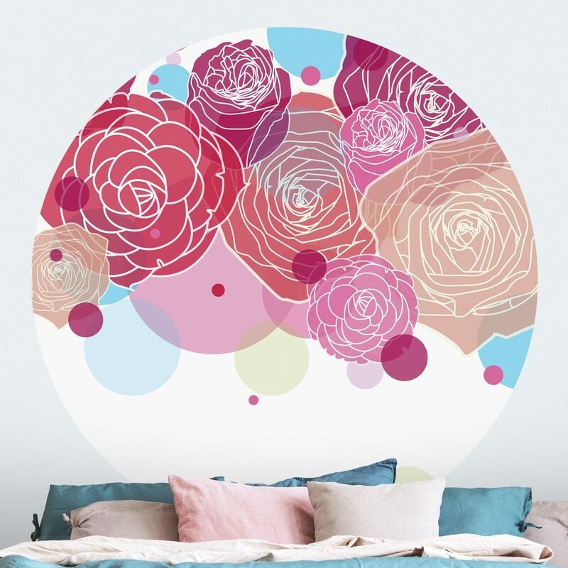Papel pintado redondo autoadhesivo - Roses And Bubbles Dimensión LxA: 200cm x 200cm
Papel pintado redondo autoadhesivo - Roses And Bubbles Dimensión LxA: 200cm x 200cm