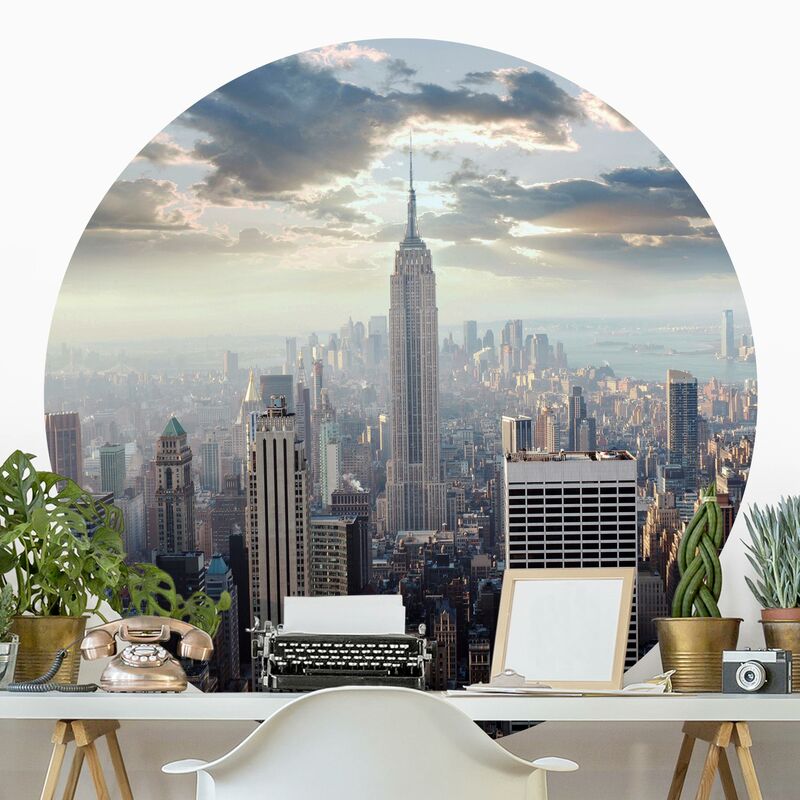 Papel pintado redondo autoadhesivo - Sunrise In New York Dimensión LxA: 122cm x 122cm
Papel pintado redondo autoadhesivo - Sunrise In New York Dimensión LxA: 122cm x 122cm