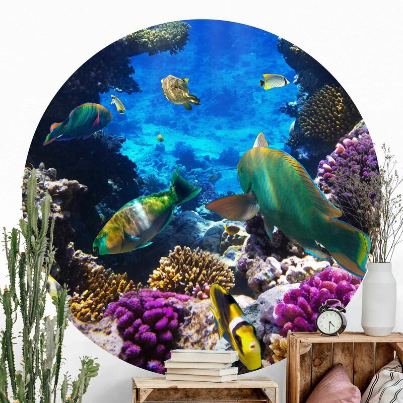 Papel pintado redondo autoadhesivo - Underwater Dreams Dimensión LxA: 122cm x 122cm
Papel pintado redondo autoadhesivo - Underwater Dreams Dimensión LxA: 122cm x 122cm