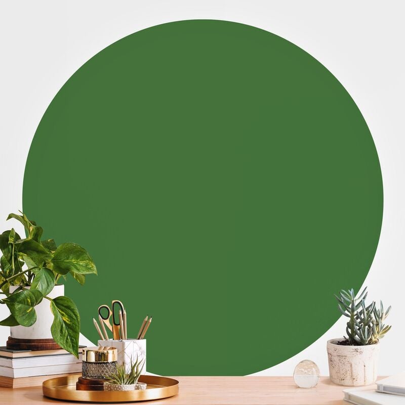 Papel pintado redondo autoadhesivo - Colour Dark Green Dimensión LxA: 122cm x 122cm
Papel pintado redondo autoadhesivo - Colour Dark Green Dimensión LxA: 122cm x 122cm