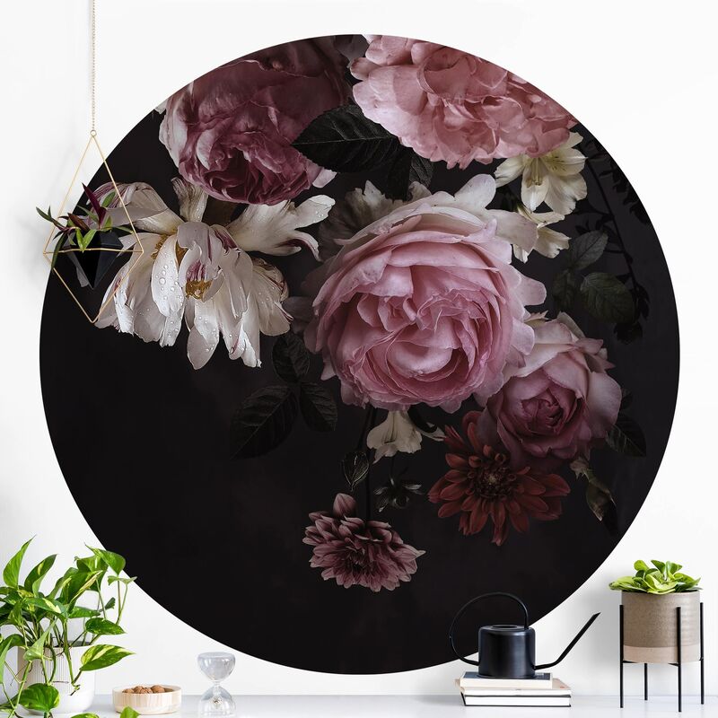 Papel pintado redondo autoadhesivo - Pink Flowers On Black Vintage Dimensión LxA: 175cm x 175cm
Papel pintado redondo autoadhesivo - Pink Flowers On Black Vintage Dimensión LxA: 175cm x 175cm