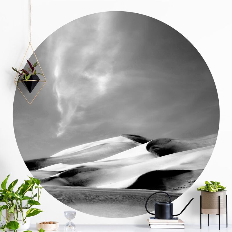 Papel pintado redondo autoadhesivo - Colorado Dunes Black And White Dimensión LxA: 225cm x 225cm
Papel pintado redondo autoadhesivo - Colorado Dunes Black And White Dimensión LxA: 225cm x 225cm