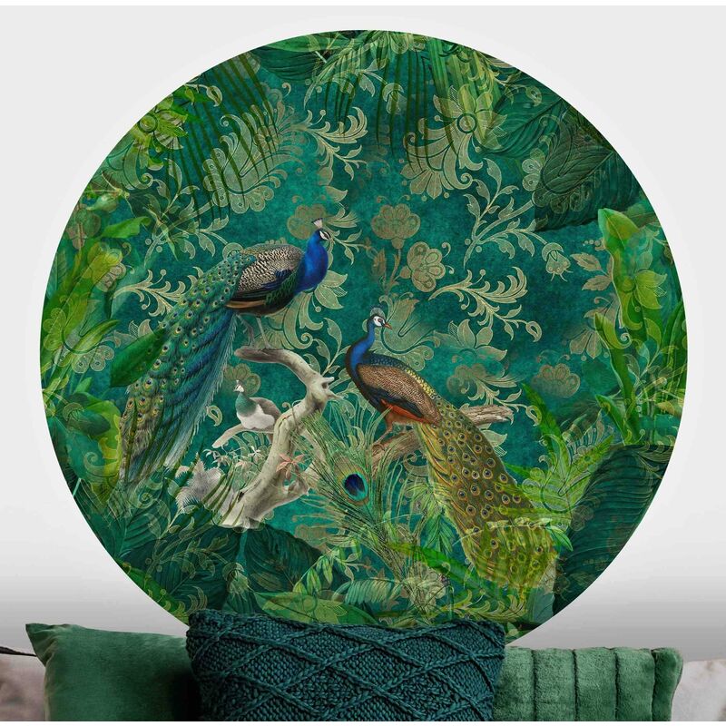 Papel pintado redondo autoadhesivo - Shabby Chic Collage - Noble Peacock II Dimensión LxA: 244cm x 244cm
Papel pintado redondo autoadhesivo - Shabby Chic Collage - Noble Peacock II Dimensión LxA: 244cm x 244cm