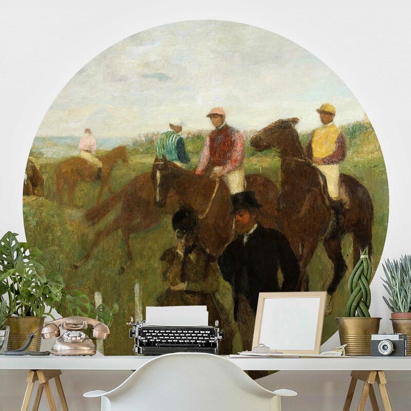 Papel pintado redondo autoadhesivo - Edgar Degas - Jockeys On Race Track Dimensión LxA: 175cm x 175cm
Papel pintado redondo autoadhesivo - Edgar Degas - Jockeys On Race Track Dimensión LxA: 175cm x 175cm