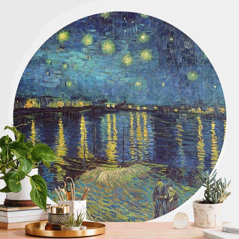 Papel pintado redondo autoadhesivo - Vincent Van Gogh - Starry Night Over The Rhone Dimensión LxA: 150cm x 150cm
Papel pintado redondo autoadhesivo - Vincent Van Gogh - Starry Night Over The Rhone Dimensión LxA: 150cm x 150cm