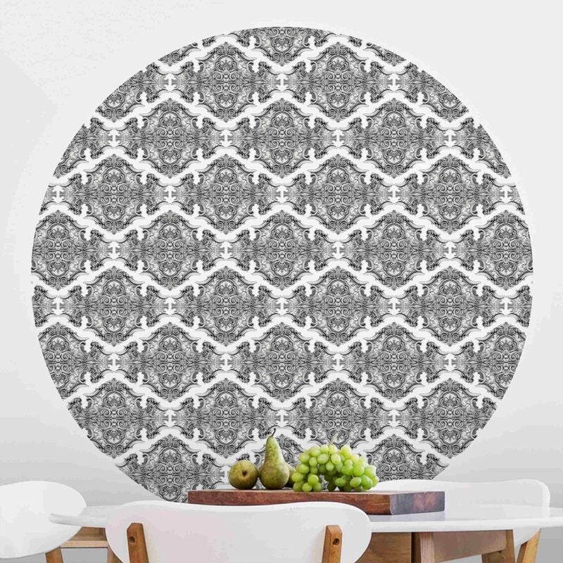 Papel pintado redondo autoadhesivo - Watercolor Baroque Pattern With Ornaments In Gray Dimensión LxA: 122cm x 122cm
Papel pintado redondo autoadhesivo - Watercolor Baroque Pattern With Ornaments In Gray Dimensión LxA: 122cm x 122cm