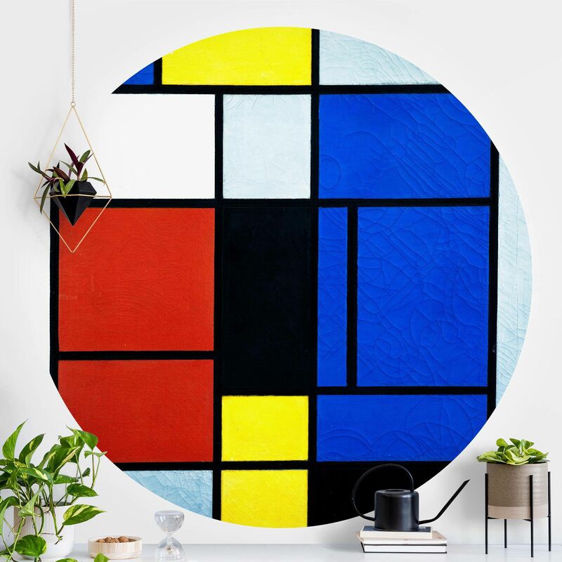 Papel pintado redondo autoadhesivo - Piet Mondrian - Tableau No. 1 Dimensión LxA: 122cm x 122cm
Papel pintado redondo autoadhesivo - Piet Mondrian - Tableau No. 1 Dimensión LxA: 122cm x 122cm