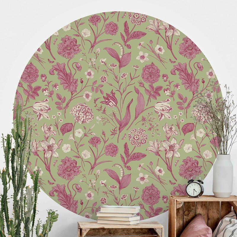 Papel pintado redondo autoadhesivo - Flower Dance In Mint Green And Pink Pastel Dimensión LxA: 200cm x 200cm
Papel pintado redondo autoadhesivo - Flower Dance In Mint Green And Pink Pastel Dimensión LxA: 200cm x 200cm