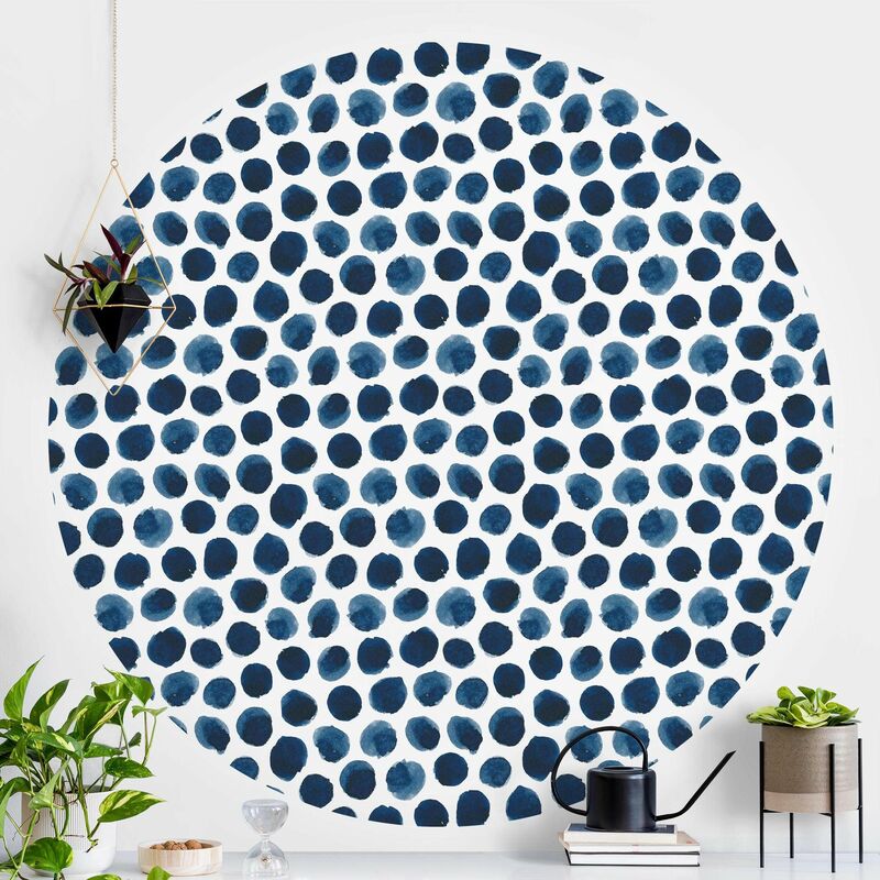 Papel pintado redondo autoadhesivo - Large Watercolor Polkadots In Indigo Dimensión LxA: 175cm x 175cm
Papel pintado redondo autoadhesivo - Large Watercolor Polkadots In Indigo Dimensión LxA: 175cm x 175cm