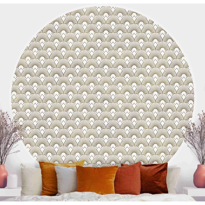 Papel pintado redondo autoadhesivo - Art Deco Bright Arches Line Pattern XXL Dimensión LxA: 150cm x 150cm
Papel pintado redondo autoadhesivo - Art Deco Bright Arches Line Pattern XXL Dimensión LxA: 150cm x 150cm