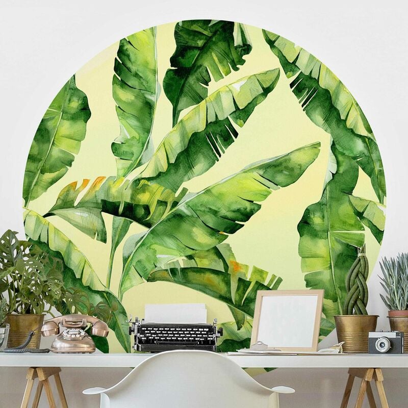 Papel pintado redondo autoadhesivo - Banana Leaves Watercolor Dimensión LxA: 244cm x 244cm
Papel pintado redondo autoadhesivo - Banana Leaves Watercolor Dimensión LxA: 244cm x 244cm