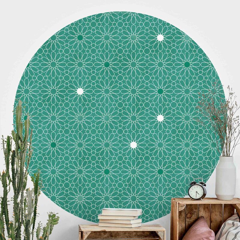 Papel pintado redondo autoadhesivo - Moroccan Stars Pattern Dimensión LxA: 100cm x 100cm
Papel pintado redondo autoadhesivo - Moroccan Stars Pattern Dimensión LxA: 100cm x 100cm