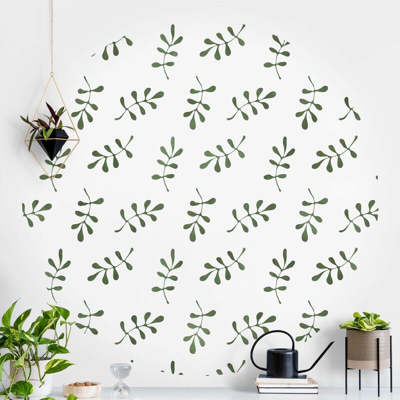 Papel pintado redondo autoadhesivo - Natural Pattern Branches In Green Dimensión LxA: 50cm x 50cm
Papel pintado redondo autoadhesivo - Natural Pattern Branches In Green Dimensión LxA: 50cm x 50cm