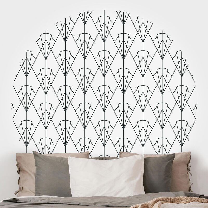 Papel pintado redondo autoadhesivo - Vintage Art Deco Pattern Arrows XXL Black Dimensión LxA: 100cm x 100cm
Papel pintado redondo autoadhesivo - Vintage Art Deco Pattern Arrows XXL Black Dimensión LxA: 100cm x 100cm