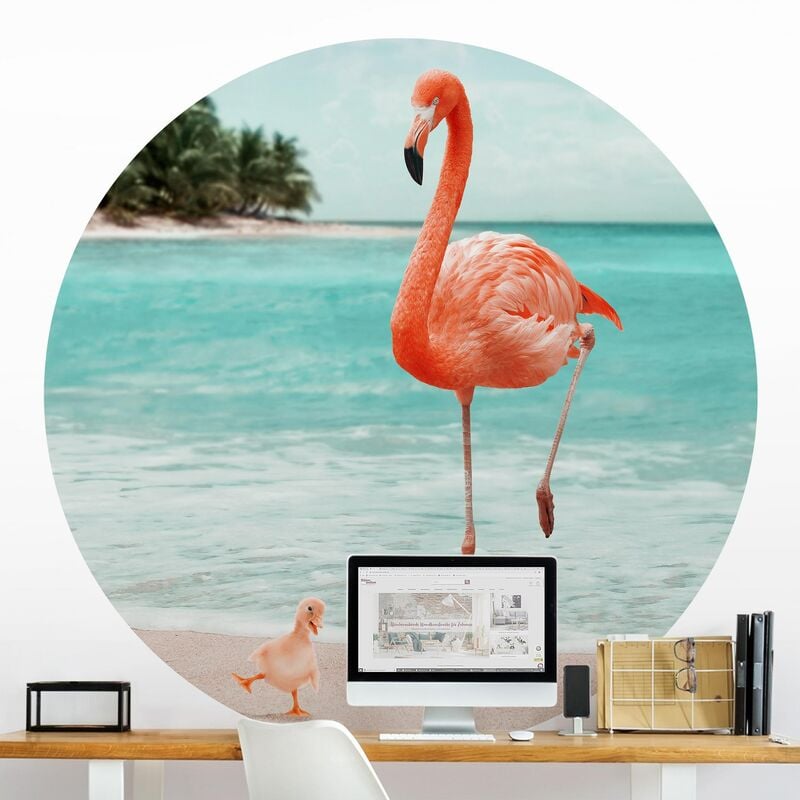 Papel pintado redondo autoadhesivo - Beach With Flamingo Dimensión LxA: 75cm x 75cm
Papel pintado redondo autoadhesivo - Beach With Flamingo Dimensión LxA: 75cm x 75cm