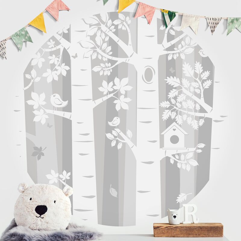 Papel pintado redondo autoadhesivo - Trees In The Forest Gray Dimensión LxA: 225cm x 225cm
Papel pintado redondo autoadhesivo - Trees In The Forest Gray Dimensión LxA: 225cm x 225cm