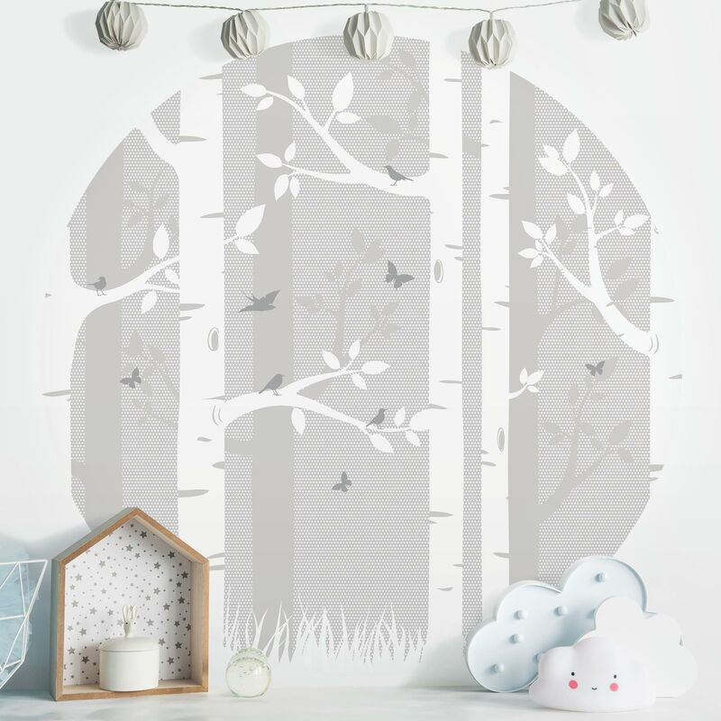 Papel pintado redondo autoadhesivo - Birch Forest With Butterflies And Birds Dimensión LxA: 100cm x 100cm
Papel pintado redondo autoadhesivo - Birch Forest With Butterflies And Birds Dimensión LxA: 100cm x 100cm