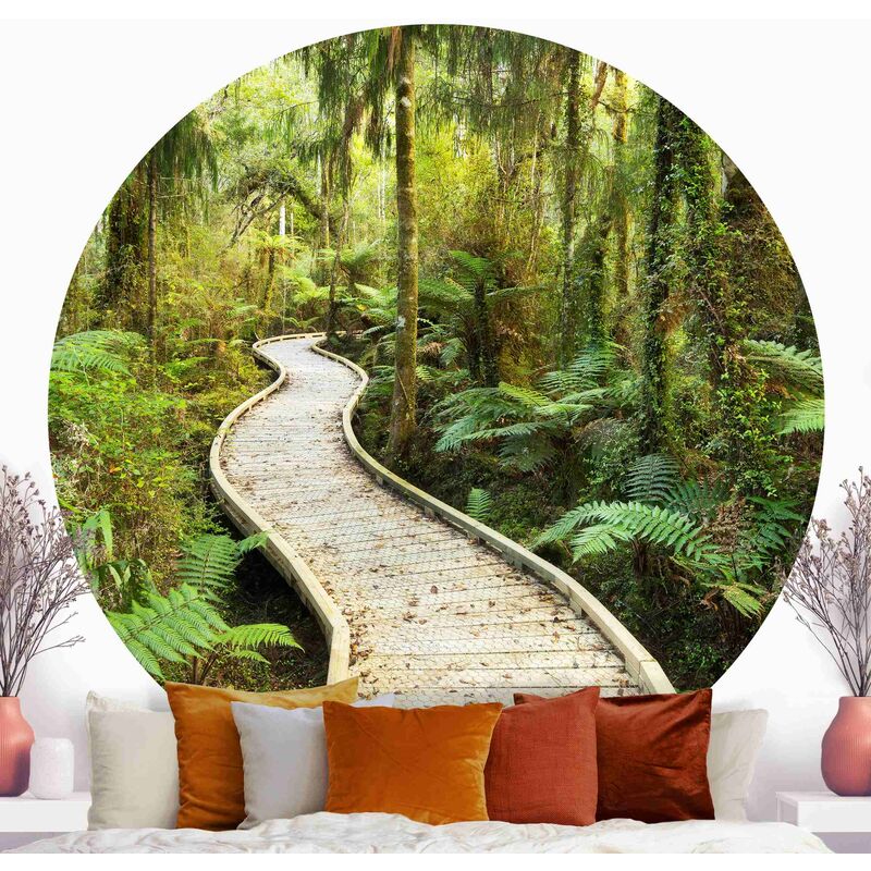 Papel pintado redondo autoadhesivo - Path In The Jungle Dimensión LxA: 225cm x 225cm
Papel pintado redondo autoadhesivo - Path In The Jungle Dimensión LxA: 225cm x 225cm