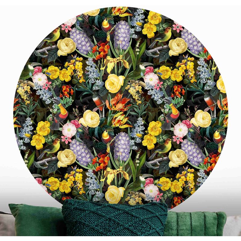 Papel pintado redondo autoadhesivo - Flowers With Colourful Tropical Birds Dimensión LxA: 225cm x 225cm
Papel pintado redondo autoadhesivo - Flowers With Colourful Tropical Birds Dimensión LxA: 225cm x 225cm