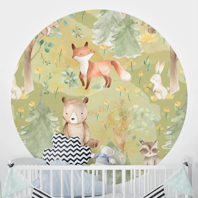 Papel pintado redondo autoadhesivo - Rabbit And Fox On Green Meadow Dimensión LxA: 150cm x 150cm
Papel pintado redondo autoadhesivo - Rabbit And Fox On Green Meadow Dimensión LxA: 150cm x 150cm