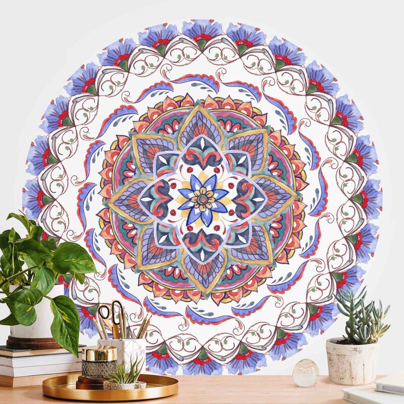 Papel pintado redondo autoadhesivo - Mandala Meditation Pranayama Dimensión LxA: 200cm x 200cm
Papel pintado redondo autoadhesivo - Mandala Meditation Pranayama Dimensión LxA: 200cm x 200cm