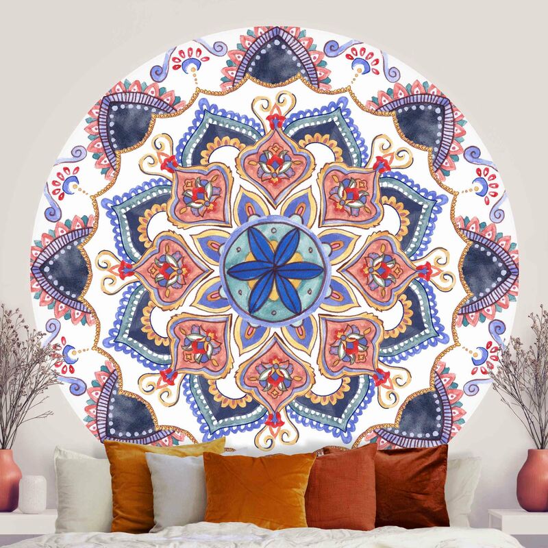 Papel pintado redondo autoadhesivo - Mandala Meditation Mantra Dimensión LxA: 75cm x 75cm
Papel pintado redondo autoadhesivo - Mandala Meditation Mantra Dimensión LxA: 75cm x 75cm
