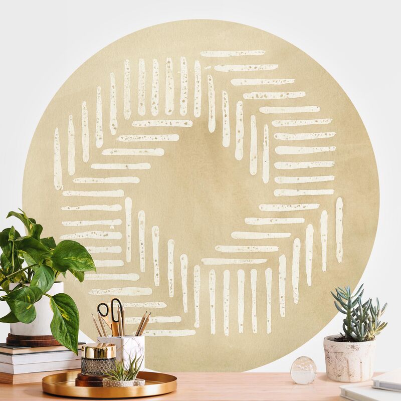 Papel pintado redondo autoadhesivo - Sand Colored Modern Geometry Dimensión LxA: 122cm x 122cm
Papel pintado redondo autoadhesivo - Sand Colored Modern Geometry Dimensión LxA: 122cm x 122cm