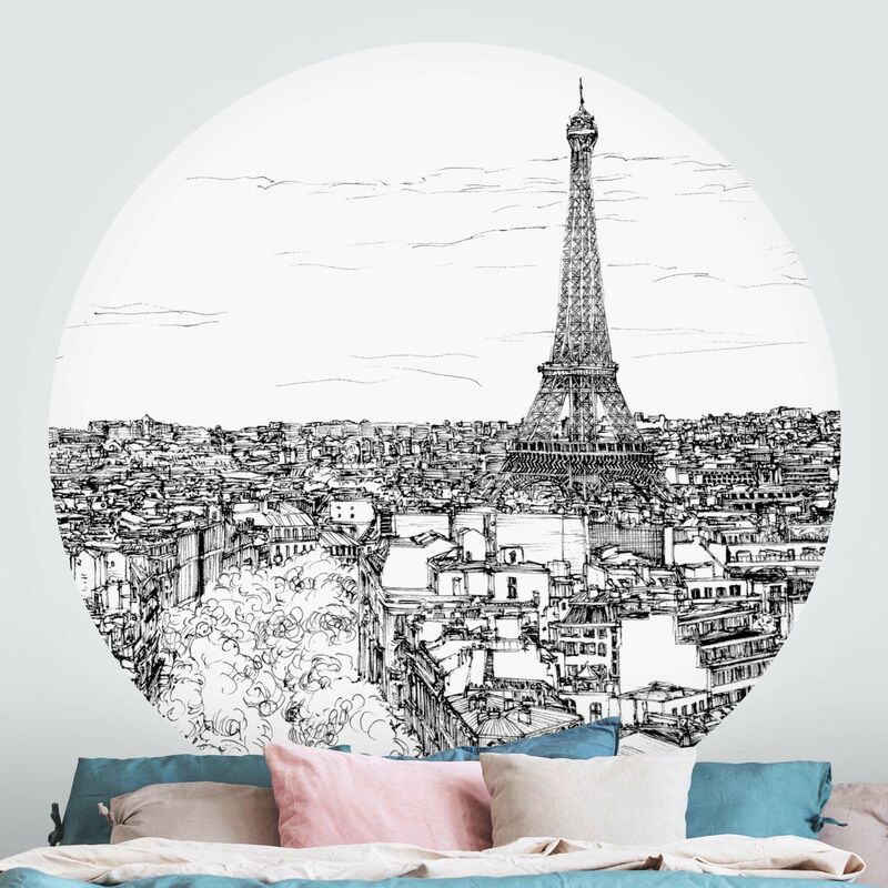 Papel pintado redondo autoadhesivo - City Study - Paris Dimensión LxA: 175cm x 175cm
Papel pintado redondo autoadhesivo - City Study - Paris Dimensión LxA: 175cm x 175cm