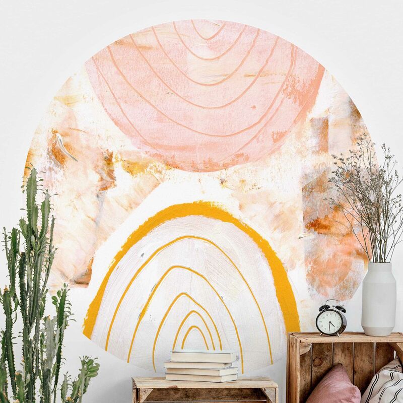 Papel pintado redondo autoadhesivo - Bright Color Arcs In Caramel II Dimensión LxA: 225cm x 225cm
Papel pintado redondo autoadhesivo - Bright Color Arcs In Caramel II Dimensión LxA: 225cm x 225cm