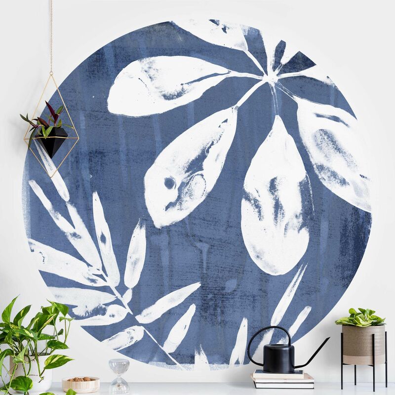 Papel pintado redondo autoadhesivo - Tropical Leaves Indigo I Dimensión LxA: 75cm x 75cm
Papel pintado redondo autoadhesivo - Tropical Leaves Indigo I Dimensión LxA: 75cm x 75cm