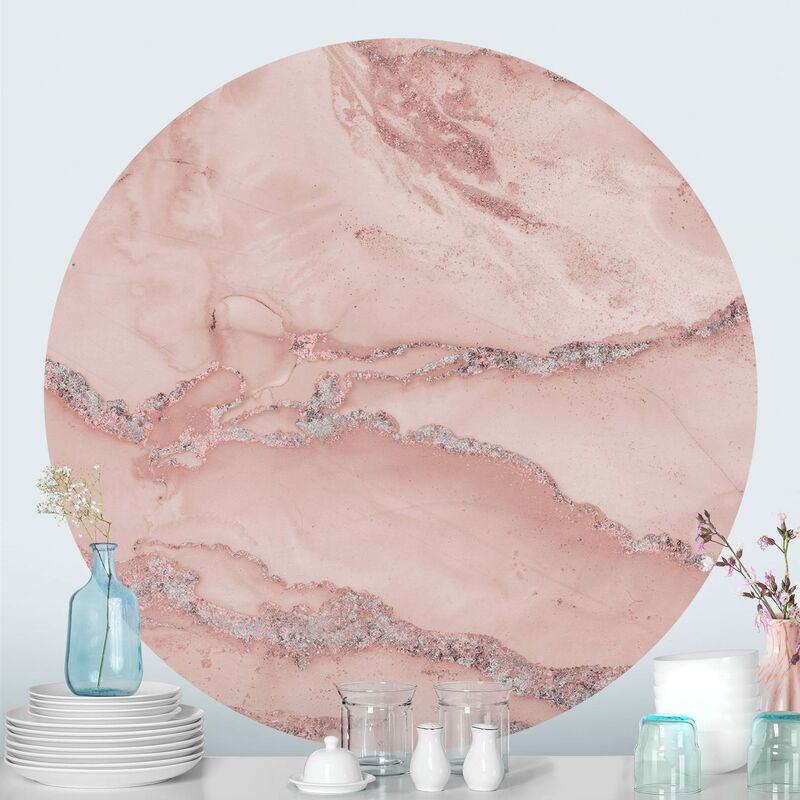 Papel pintado redondo autoadhesivo - Colour Experiments Marble Light Pink And Glitter Dimensión LxA: 244cm x 244cm
Papel pintado redondo autoadhesivo - Colour Experiments Marble Light Pink And Glitter Dimensión LxA: 244cm x 244cm
