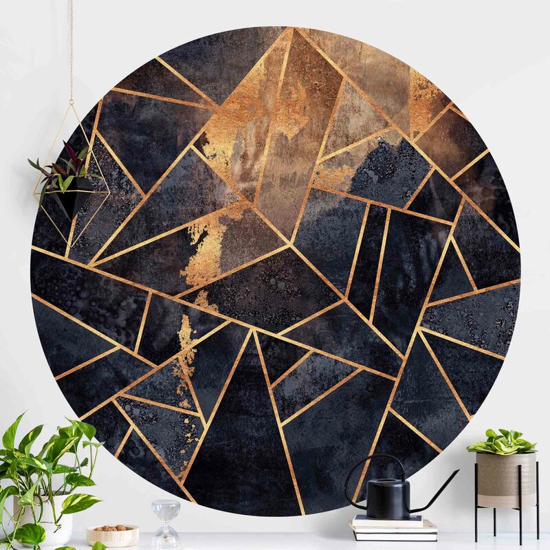 Papel pintado redondo autoadhesivo - Elisabeth Fredriksson - Onyx With Gold Dimensión LxA: 122cm x 122cm
Papel pintado redondo autoadhesivo - Elisabeth Fredriksson - Onyx With Gold Dimensión LxA: 122cm x 122cm
