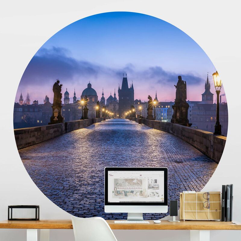 Papel pintado redondo autoadhesivo - Charles Bridge In Prague Dimensión LxA: 75cm x 75cm
Papel pintado redondo autoadhesivo - Charles Bridge In Prague Dimensión LxA: 75cm x 75cm