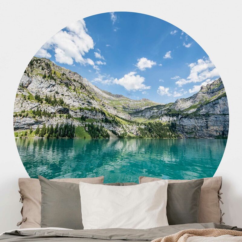 Papel pintado redondo autoadhesivo - Divine Mountain Lake Dimensión LxA: 122cm x 122cm
Papel pintado redondo autoadhesivo - Divine Mountain Lake Dimensión LxA: 122cm x 122cm
