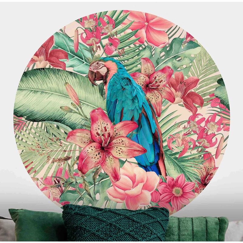 Papel pintado redondo autoadhesivo - Floral Paradise Tropical Parrot Dimensión LxA: 200cm x 200cm
Papel pintado redondo autoadhesivo - Floral Paradise Tropical Parrot Dimensión LxA: 200cm x 200cm