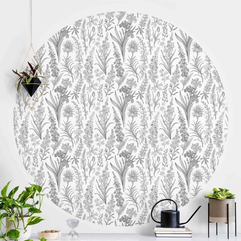Papel pintado redondo autoadhesivo - Flower Waves In Gray Dimensión LxA: 122cm x 122cm
Papel pintado redondo autoadhesivo - Flower Waves In Gray Dimensión LxA: 122cm x 122cm