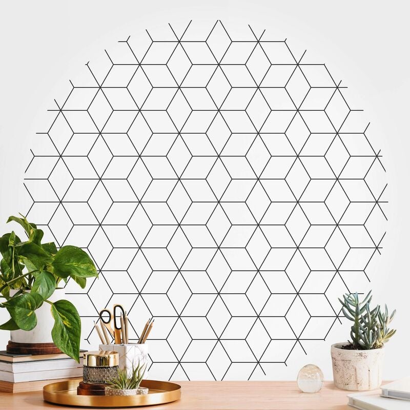 Papel pintado redondo autoadhesivo - Three-Dimensional Cubes And Star Pattern Dimensión LxA: 150cm x 150cm
Papel pintado redondo autoadhesivo - Three-Dimensional Cubes And Star Pattern Dimensión LxA: 150cm x 150cm
