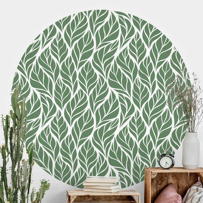 Papel pintado redondo autoadhesivo - Natural Pattern Large Leaves Green Dimensión LxA: 225cm x 225cm
Papel pintado redondo autoadhesivo - Natural Pattern Large Leaves Green Dimensión LxA: 225cm x 225cm