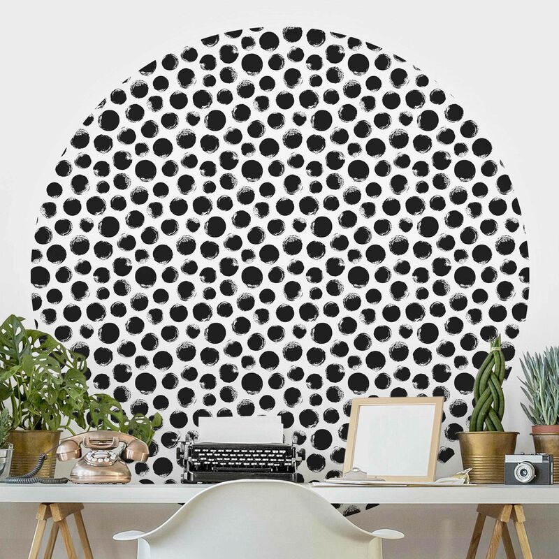 Papel pintado redondo autoadhesivo - Black Ink Polkadots Dimensión LxA: 100cm x 100cm
Papel pintado redondo autoadhesivo - Black Ink Polkadots Dimensión LxA: 100cm x 100cm