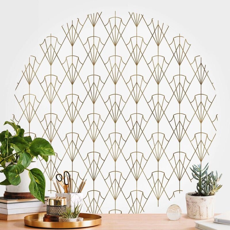 Papel pintado redondo autoadhesivo - Vintage Art Deco Pattern Arrows XXL Dimensión LxA: 100cm x 100cm
Papel pintado redondo autoadhesivo - Vintage Art Deco Pattern Arrows XXL Dimensión LxA: 100cm x 100cm