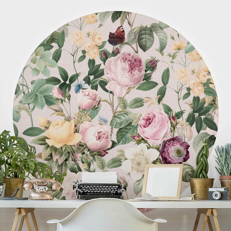 Papel pintado redondo autoadhesivo - Vintage Flowers Illustration XXL Dimensión LxA: 100cm x 100cm
Papel pintado redondo autoadhesivo - Vintage Flowers Illustration XXL Dimensión LxA: 100cm x 100cm