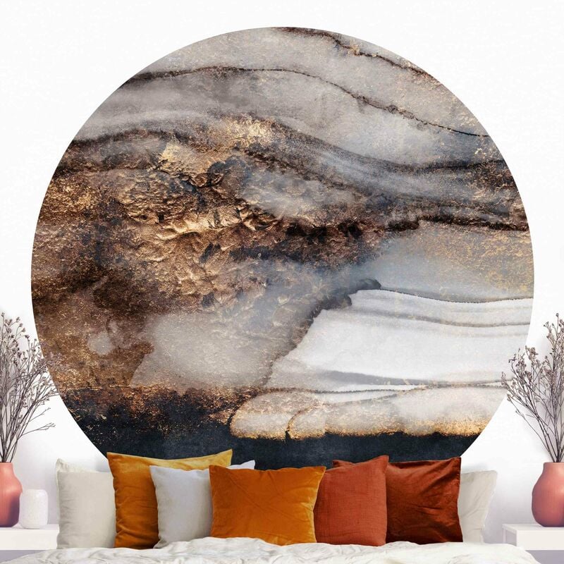 Papel pintado redondo autoadhesivo - Elisabeth Fredriksson - Golden Marble Painted Dimensión LxA: 75cm x 75cm
Papel pintado redondo autoadhesivo - Elisabeth Fredriksson - Golden Marble Painted Dimensión LxA: 75cm x 75cm