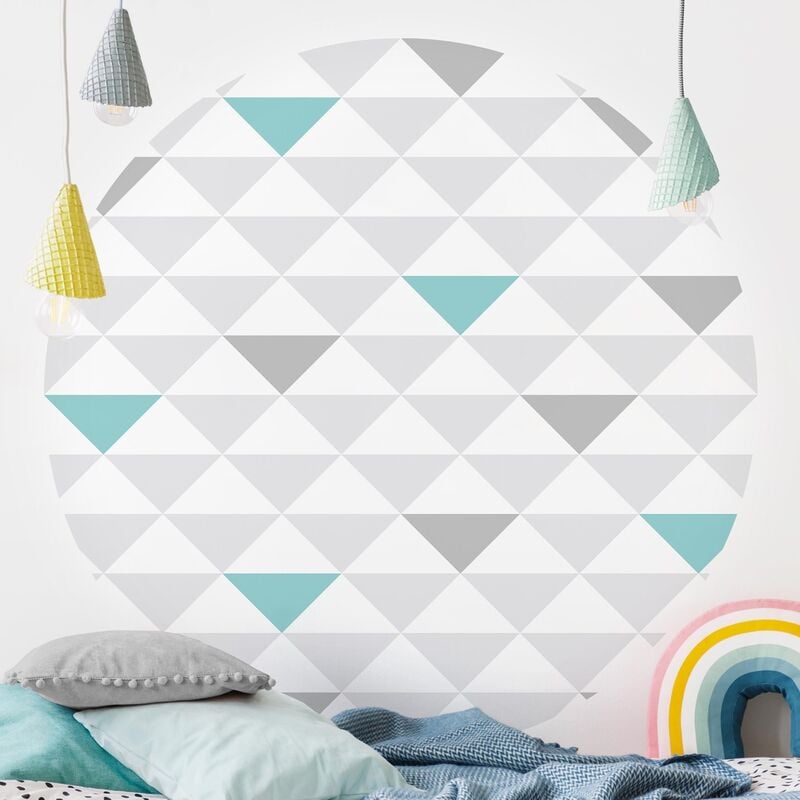 Papel pintado redondo autoadhesivo - No.YK64 Triangles Gray White Turquoise Dimensión LxA: 150cm x 150cm
Papel pintado redondo autoadhesivo - No.YK64 Triangles Gray White Turquoise Dimensión LxA: 150cm x 150cm