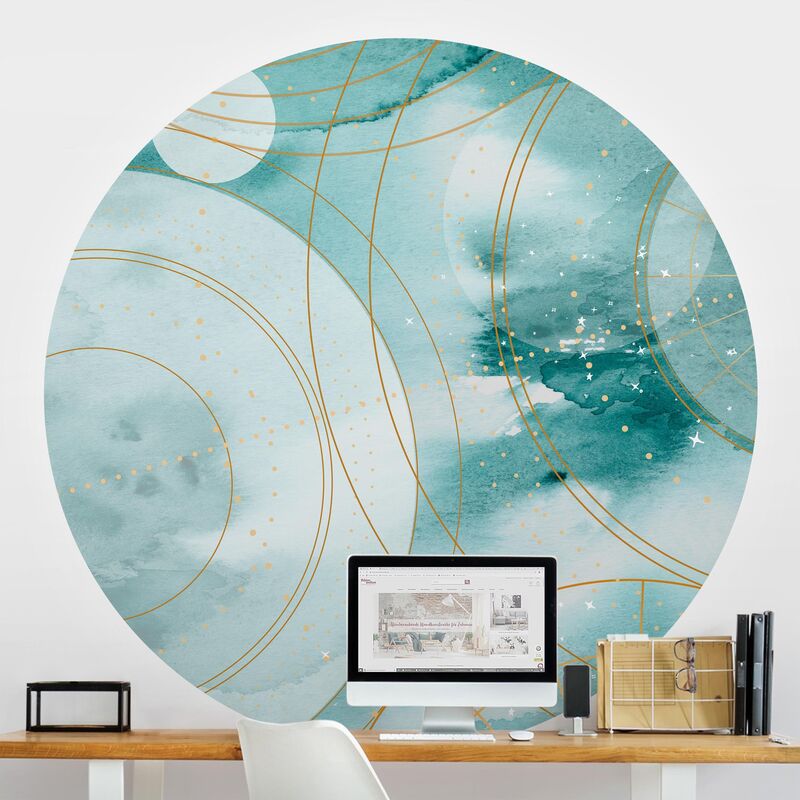 Papel pintado redondo autoadhesivo - Magic Golden Starry Sky II Dimensión LxA: 122cm x 122cm
Papel pintado redondo autoadhesivo - Magic Golden Starry Sky II Dimensión LxA: 122cm x 122cm