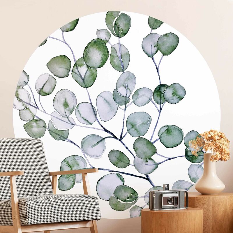 Papel pintado redondo autoadhesivo - Green Watercolour Eucalyptus Branch Dimensión LxA: 225cm x 225cm
Papel pintado redondo autoadhesivo - Green Watercolour Eucalyptus Branch Dimensión LxA: 225cm x 225cm