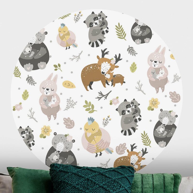 Papel pintado redondo autoadhesivo - Scandinavian Animal Family Hugging Dimensión LxA: 75cm x 75cm
Papel pintado redondo autoadhesivo - Scandinavian Animal Family Hugging Dimensión LxA: 75cm x 75cm