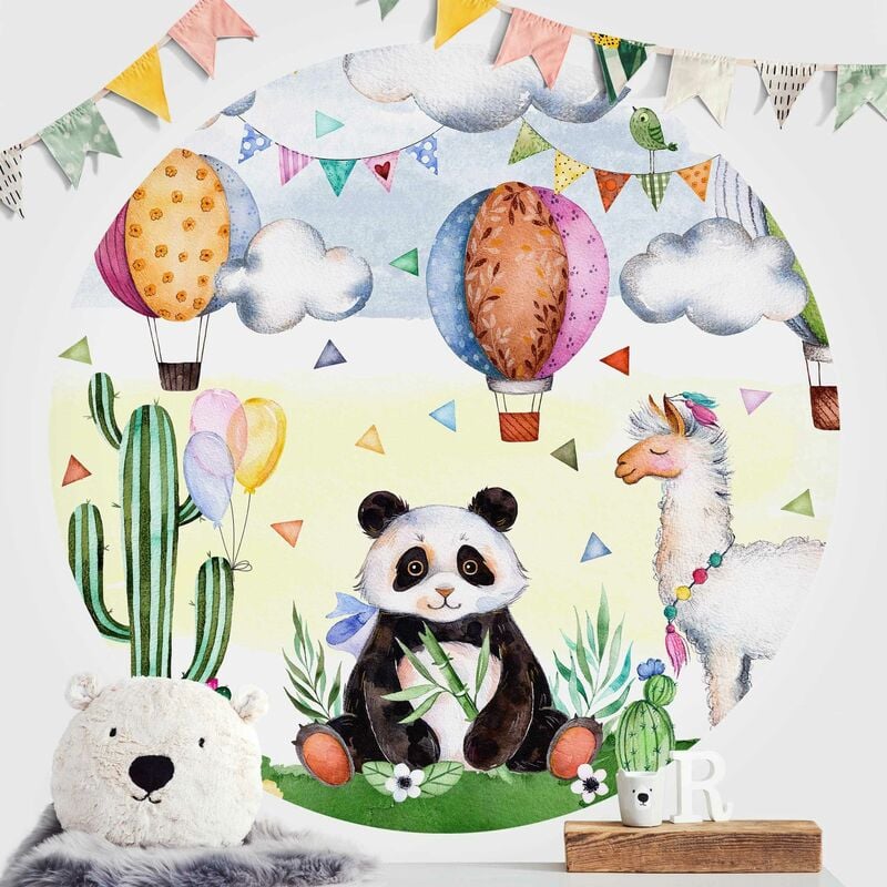 Papel pintado redondo autoadhesivo - Panda And Lama Watercolor Dimensión LxA: 244cm x 244cm
Papel pintado redondo autoadhesivo - Panda And Lama Watercolor Dimensión LxA: 244cm x 244cm