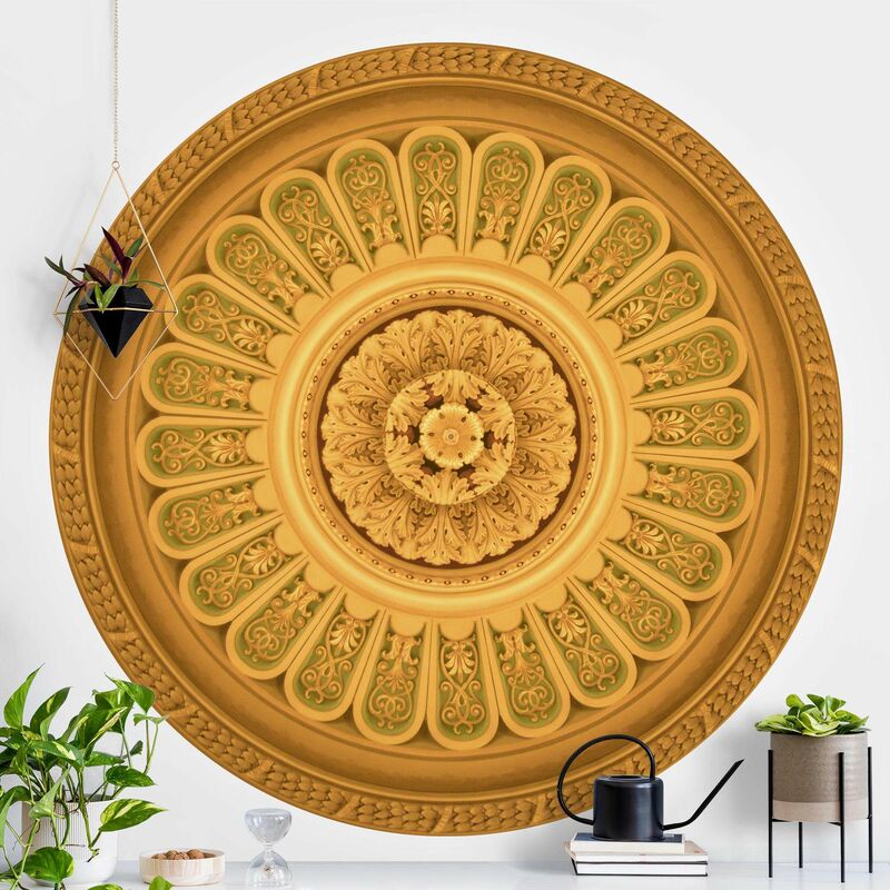 Papel pintado redondo autoadhesivo - Victorian Ornamentation In Circle Dimensión LxA: 150cm x 150cm
Papel pintado redondo autoadhesivo - Victorian Ornamentation In Circle Dimensión LxA: 150cm x 150cm