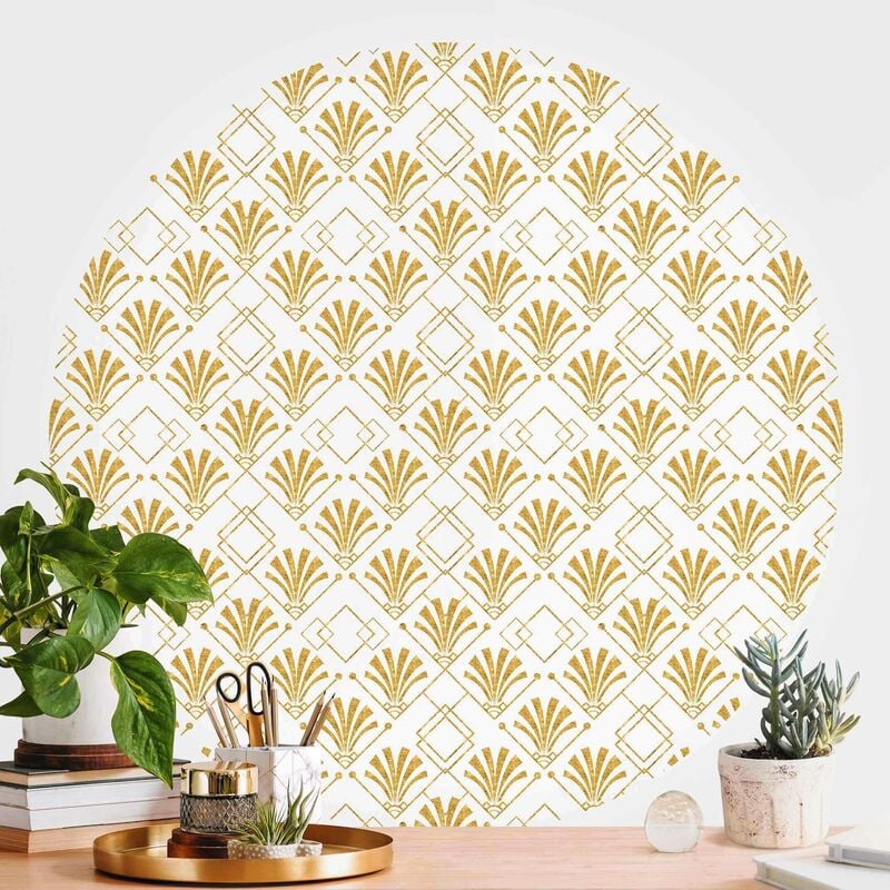 Papel pintado redondo autoadhesivo - Golden Glitter Look With Art Deco Pattern Dimensión LxA: 122cm x 122cm
Papel pintado redondo autoadhesivo - Golden Glitter Look With Art Deco Pattern Dimensión LxA: 122cm x 122cm