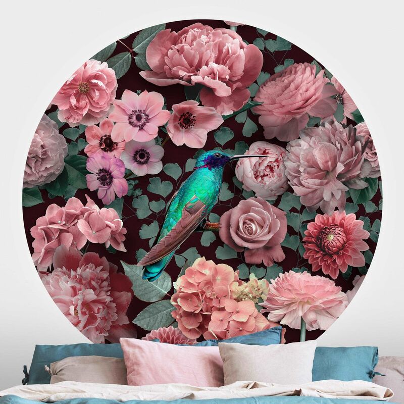 Papel pintado redondo autoadhesivo - Floral Paradise Hummingbird With Roses Dimensión LxA: 122cm x 122cm
Papel pintado redondo autoadhesivo - Floral Paradise Hummingbird With Roses Dimensión LxA: 122cm x 122cm